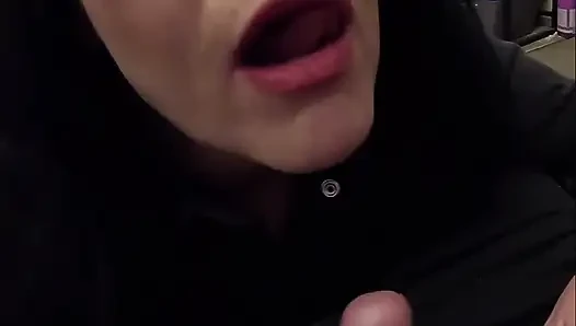 Imagine Getting a Smoking Blowjob From a Gothic Witchy MILF