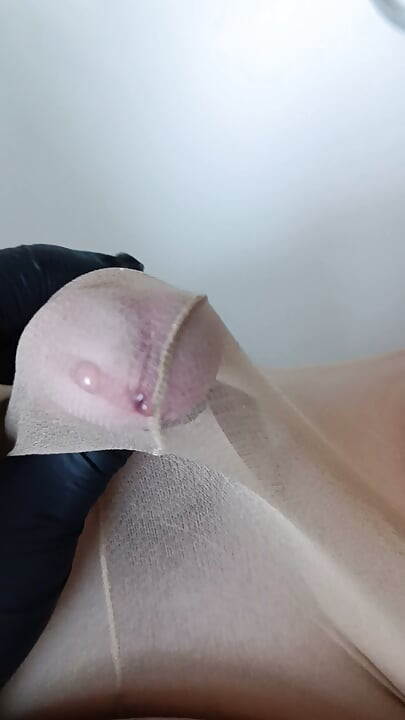 Dalam stoking, cumshot yang bagus