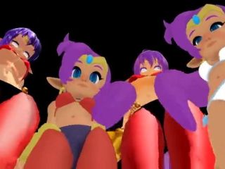 MMD Shantae сексуально танцует с призраком!