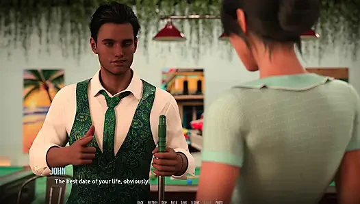 Dominos Beach 10 Радостное свидание Фионы да Джону