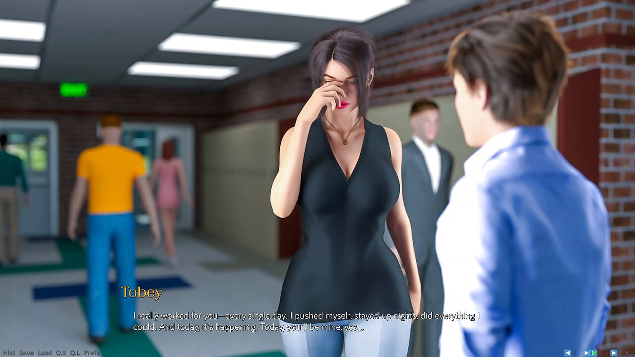 Being a Wife (v1.220p) - P6 - the Slutty Wife Awakens in Her - the Moment Her Husband Leaves the House for a Business Trip