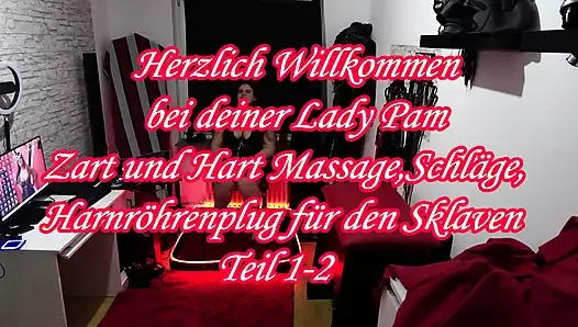 Narin ve sert masaj, sakso, köle için üretral tıkaç bölüm 1-2