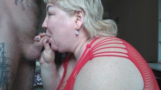 cum on mother-in-law's tongue