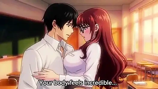 Young student seduced his teacher in extra class when they are alone