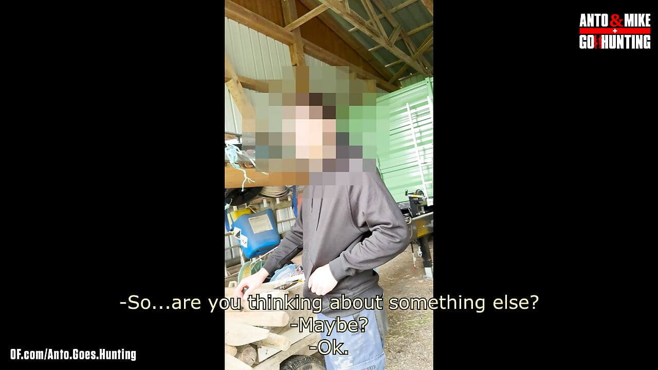 Straight Married Farmer Get's Sucked in His Barn and We Get Almost Caught by Another Worker (5th Visit) -mike-
