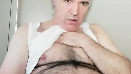 Hi Boy, Jerk off Your Cock with This Dirty Old Man