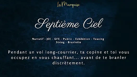 Je te jerk off in the plane - French audio porn gfe