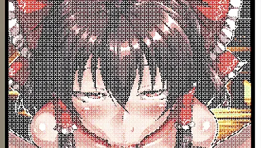 Хентай игра - хентай-анимация Pixel Touhou Reimu