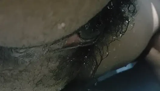 Hot Wife Big Pussy Standing Up On Water, Homemade Sex & Hairy Pussy Close up Carrying