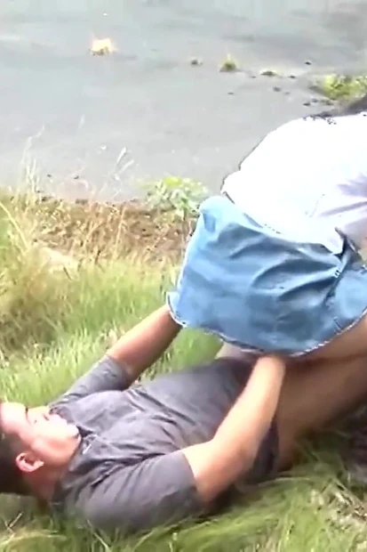 Naughty Slut Gets Fucked and Facialzed Outdoors