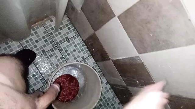 Gay guy shaves his ass and his penis and then masturbates in the shower
