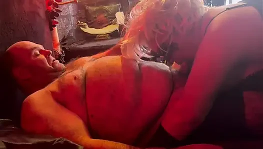 Giving Lanista-Bear a good sucking