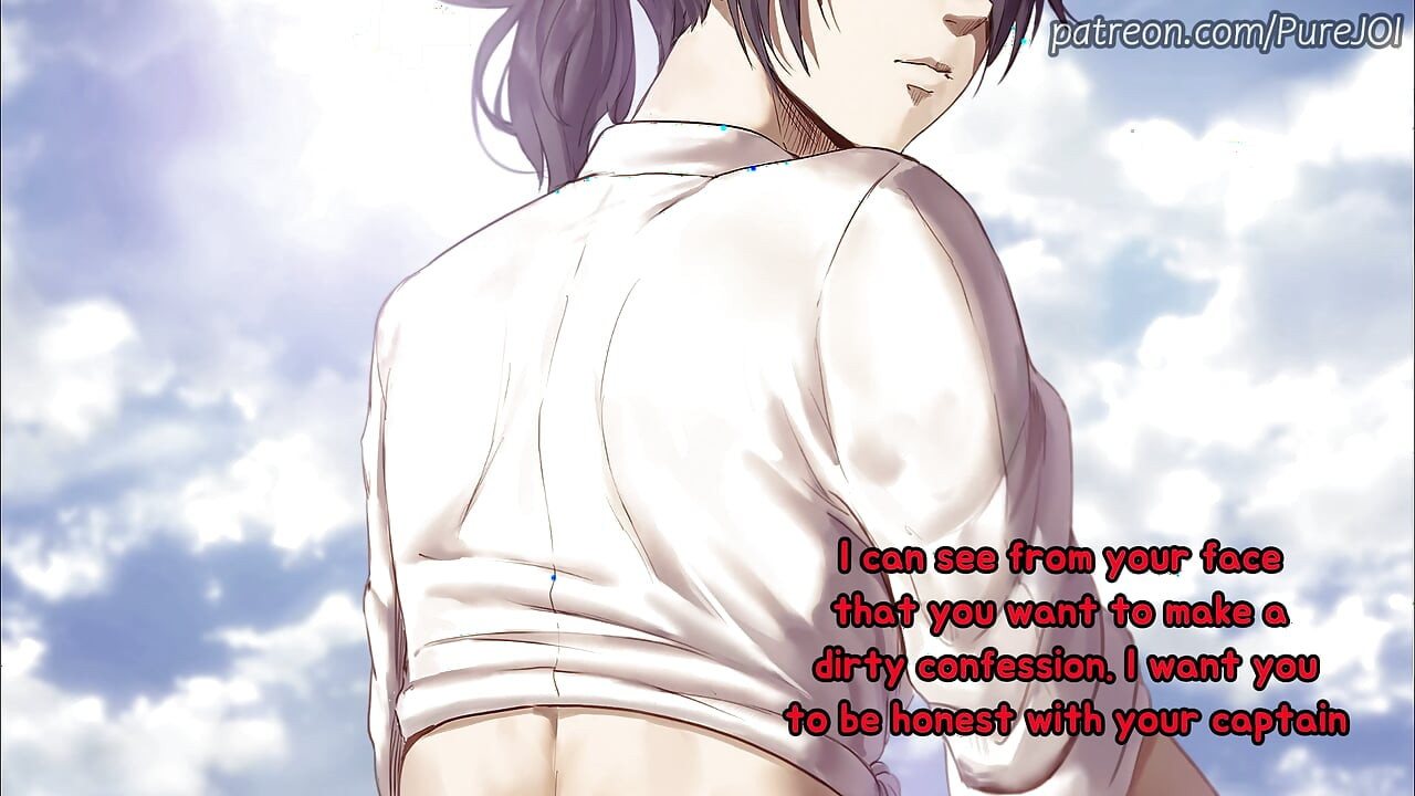 Mikasa Ackerman teste son nouveau jeune soldat (sodomie, double orgasme, CEI)