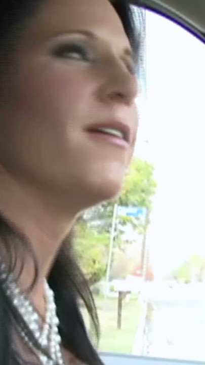 Car Sex and More - Brunette MILF in Pearls Takes a Big Black Cock