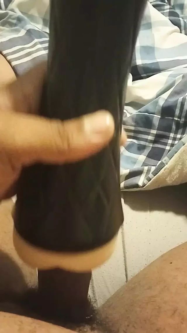 Masturbating with my anal Fleshlight