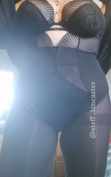 Nylons & Bodysuit Tease - PAWG