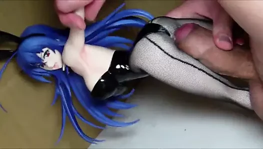 Medaka tavşan figürü bukkake sof(ön sevişme)