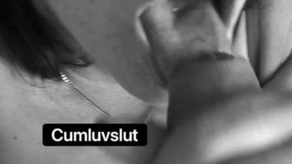 Cumluvslut liebt es, Sperma zu schlucken