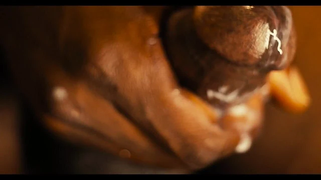 Stroking Black Cock