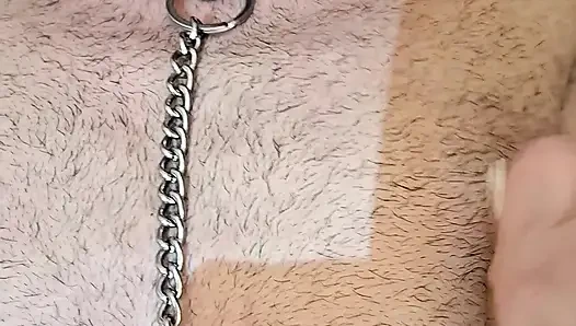 Majikan pakai stoking nilon crot di kakinya