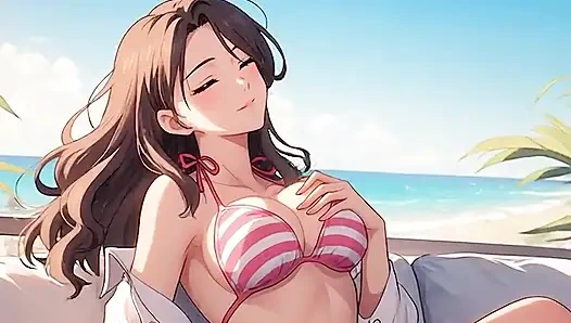 Ai Генерируемый мультфильм контент, видео без цензуры 18-летней аниме-девушки, 3D мультфильм крупным планом от Kiidzy Animates