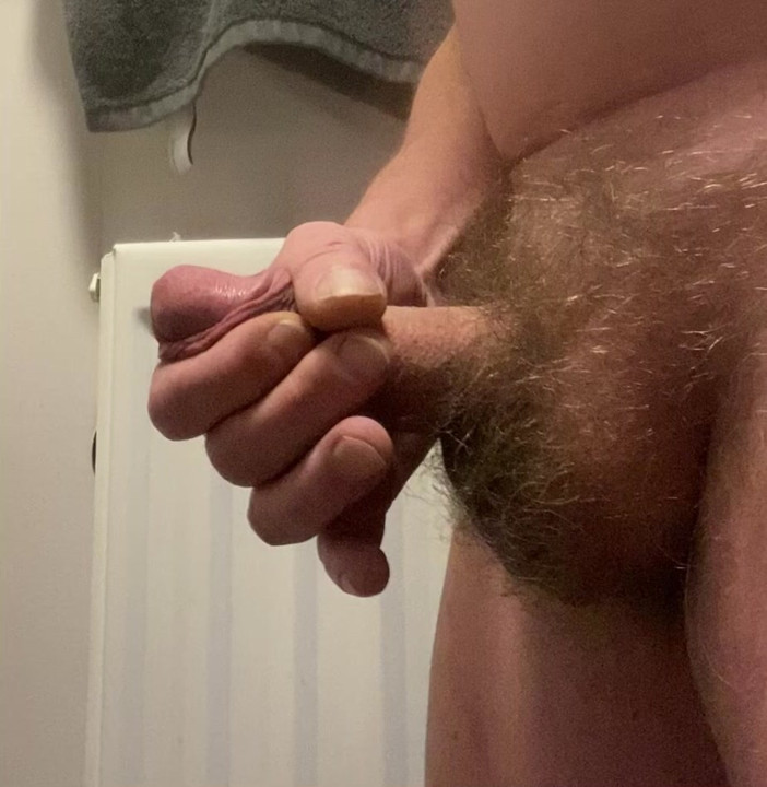 Stroking before showering