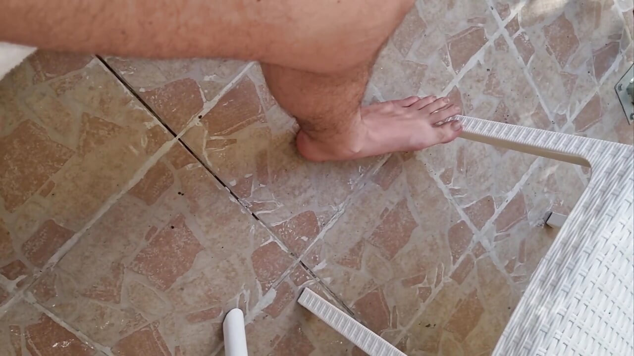 Horny on Vacation Italian - Handjob for Horny Neighbors for My Cock