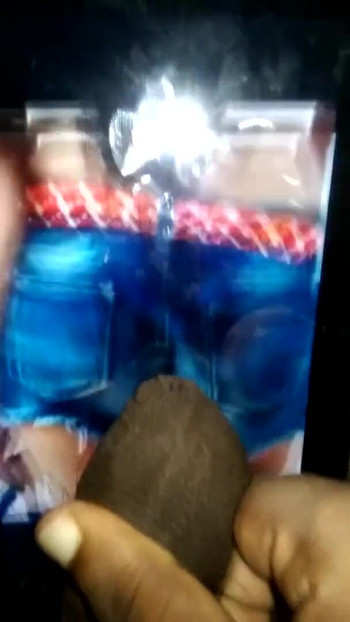 Key moment from "Megha Akash Hottest Cum tribute (Megha Akash kku en kanji)"