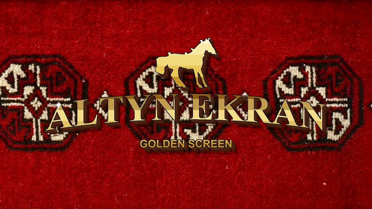 Golden Screen Turkmen State TV Interrupts a Real Mature Couple on Gold Satin Sheets