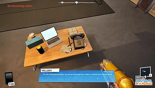Gameplay raksasa waifu wash simulator bagian 1 - pekerjaan pembersihan pertama untuk vellory