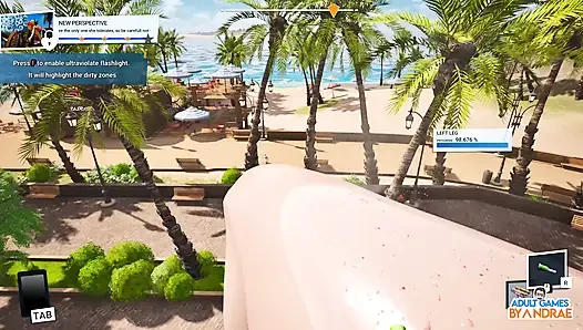 Gameplay simulasi waifu wash ukuran raksasa bagian 2 - tantangan pembersihan terbesar vellory