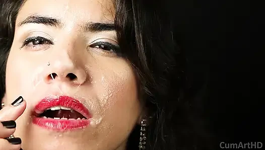 Глотание спермы, подборка 1