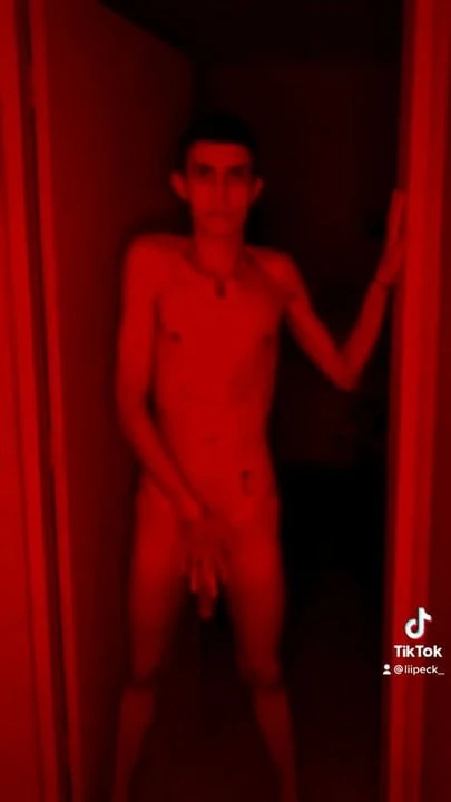 Young stripper in slow motion