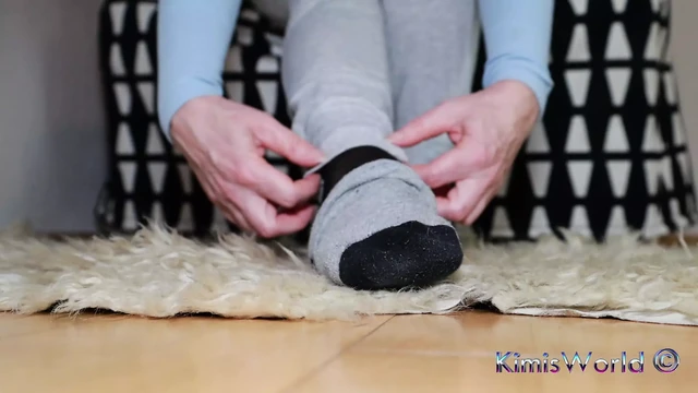 Fluffy slippers, socks and stockings