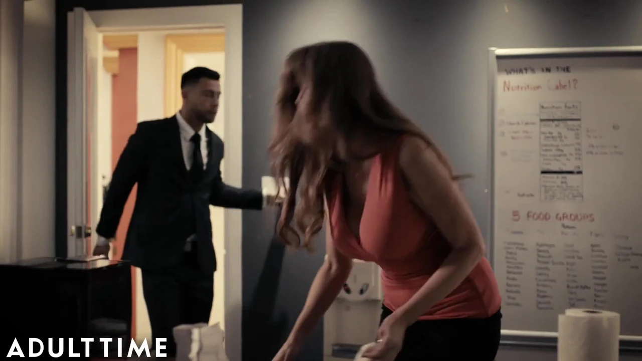 ADULT TIME Busty Mature Darla Fucks Young Stud Boss at Work