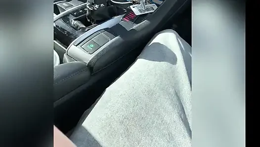 Abbie Maley’s Car Ride Turns Into a Parking Lot Blowjob