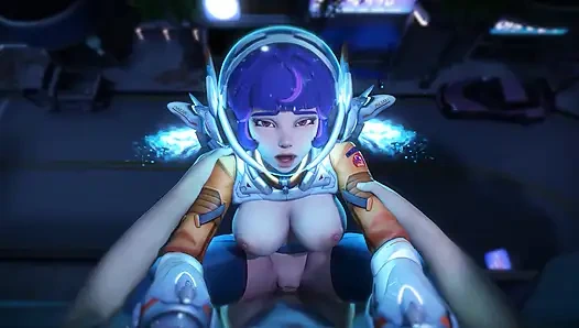 Space Girl Is Pinning You to the Wall!