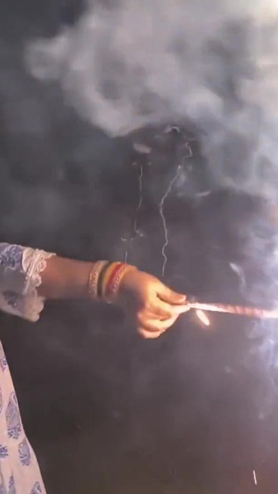 Emotional moment from "Happy diwali 🪔"