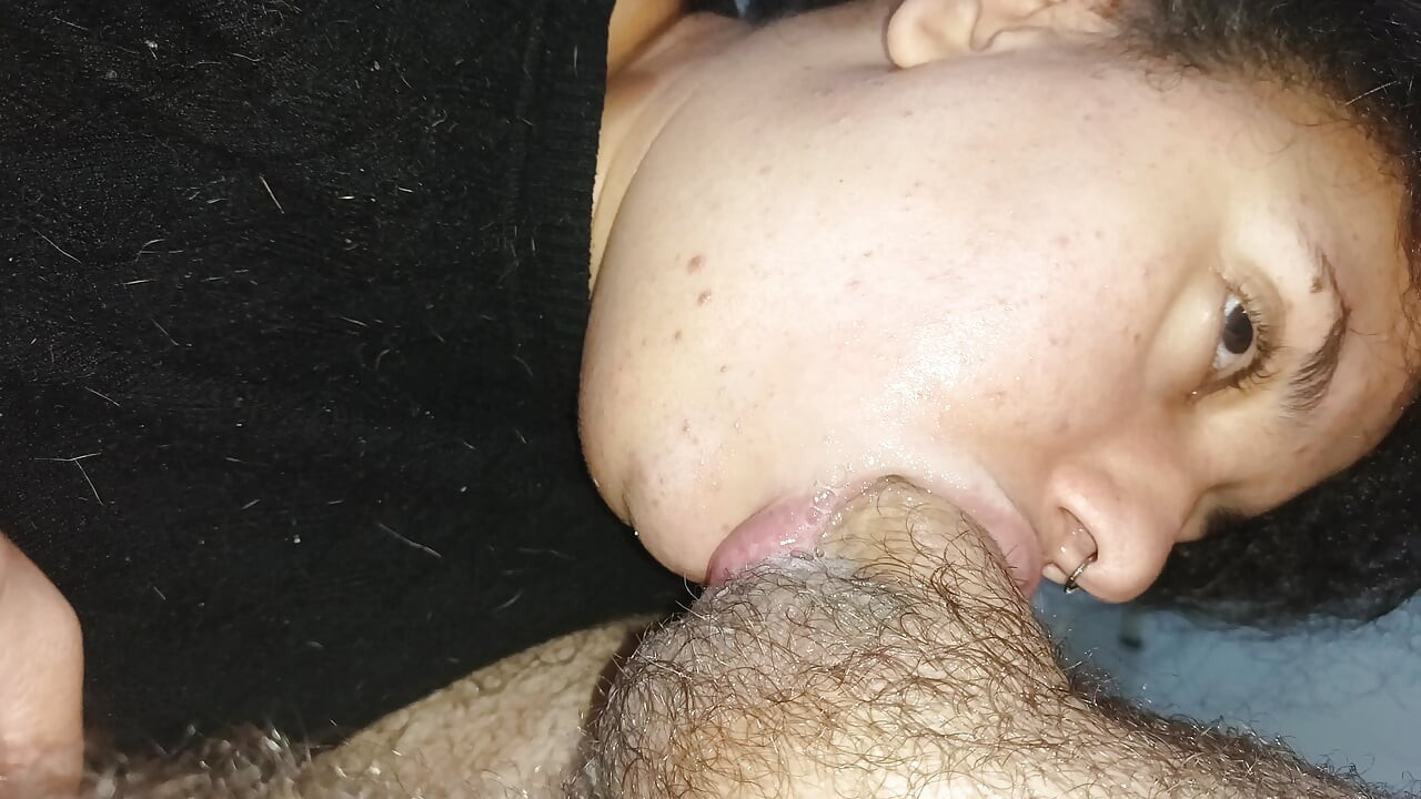 BREATHLESS FROM SO MUCH DEVOURING A HARD COCK, EATING AND FUCKING EVERYTHING