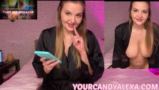 Die vollbusige Milf Candy Alexa macht ein benutzerdefiniertes Schwanzbewertungsvideo nur Onlyfans