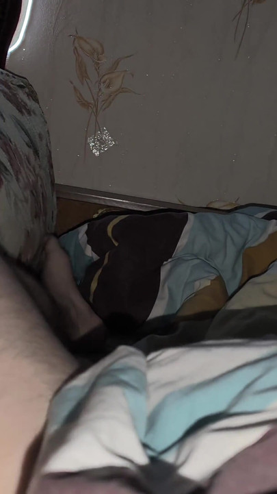 Night Wood - Jerking off Under the Blanket for a Good Night's Sleep