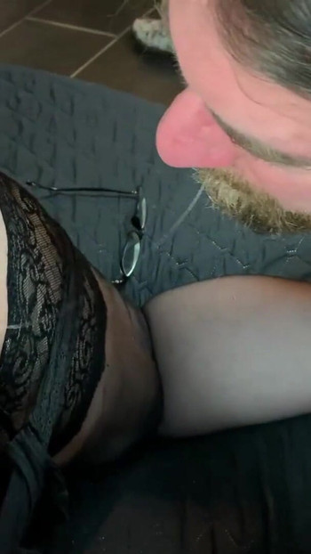 Spectacular moment from "German Goth BBW Abby Strange Phora Nightingale Creampie Threesome FFM"