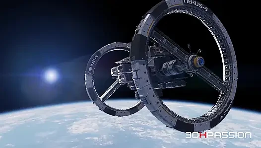 Zero-g Deepthroat & Anal on Orbital Station Japanese Echo Takes Hard Assfuck in Space Before Back Cumshot