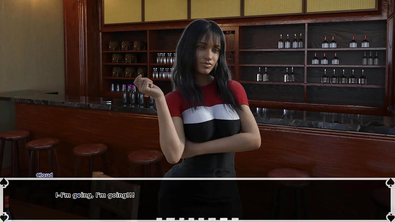 O namorado do Céu Escuro de Tifa quase pegando sua namorada traindo no banheiro - episódio 17