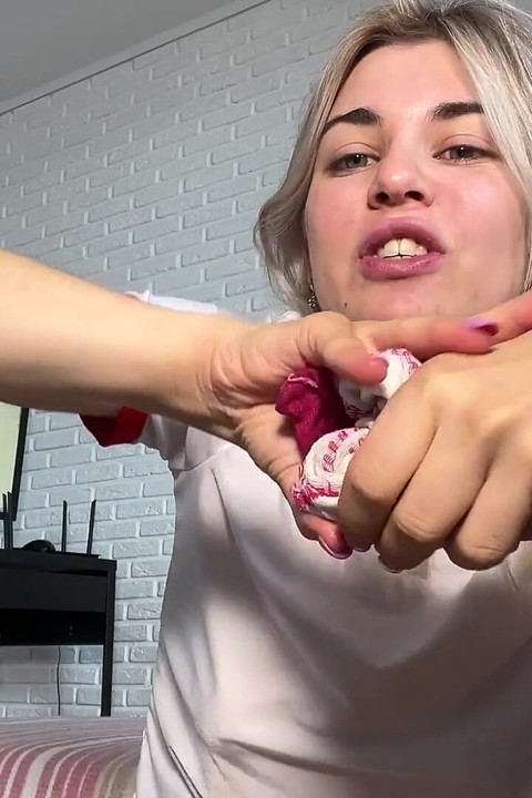Step-sister Makes You Try Socks