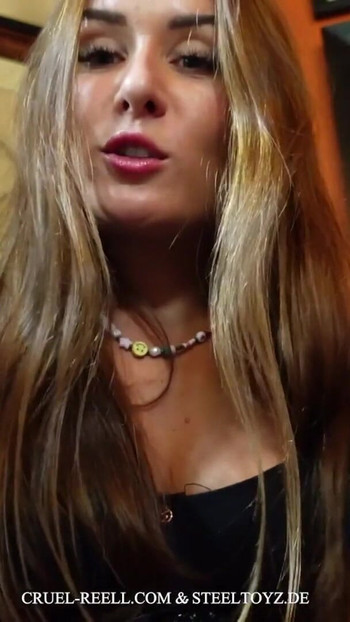 Thrilling moment from "A unique accessory for BDSM role-playing: the Dog Head Mask"