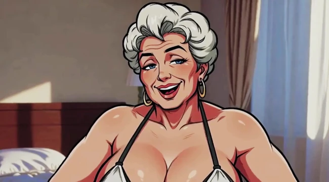 Ai Granny Deep Cleavage Tease Close Ups