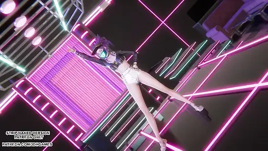 MMD HWASA - NA - Akali Sexy Kpop Dance League of Legends Hentai Tanpa Sensor 4K 60FPS