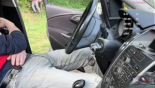 Car door open, this turned into something intense