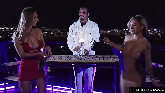 BLACKEDRAW BBC-Hungry Blonde Besties Angel Youngs & Gypsy Ro